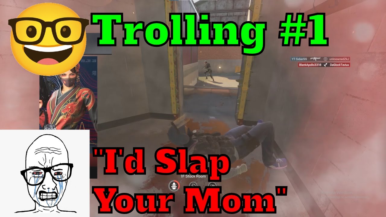 Nerd Trolling In Rainbow Six Siege - YouTube