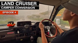 [Part 5 Episode 4] Finishing our Land Cruiser Camper Truck Conversion | Water system, Exhaust Pipe