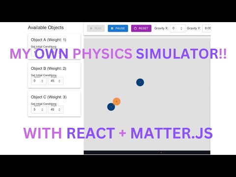 Building an Interactive Physics Playground with React and Matter.js