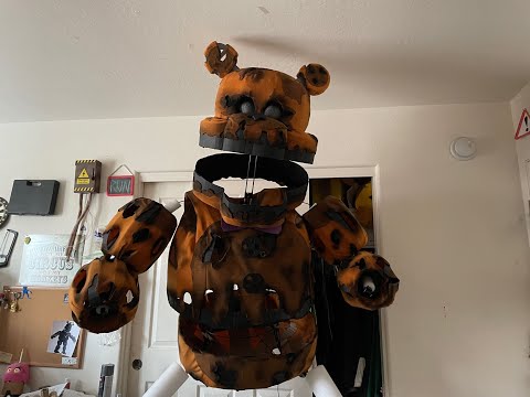 Nightmare Fredbear Cosplay Commission 