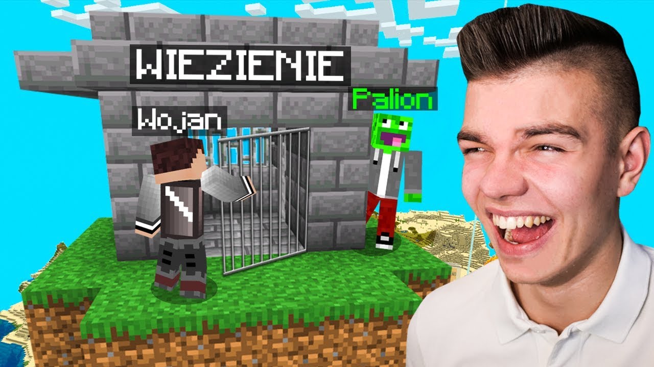 UCIEKŁEM Z WIĘZIENIA GDY WOJAN NIE PATRZYŁ w Minecraft!