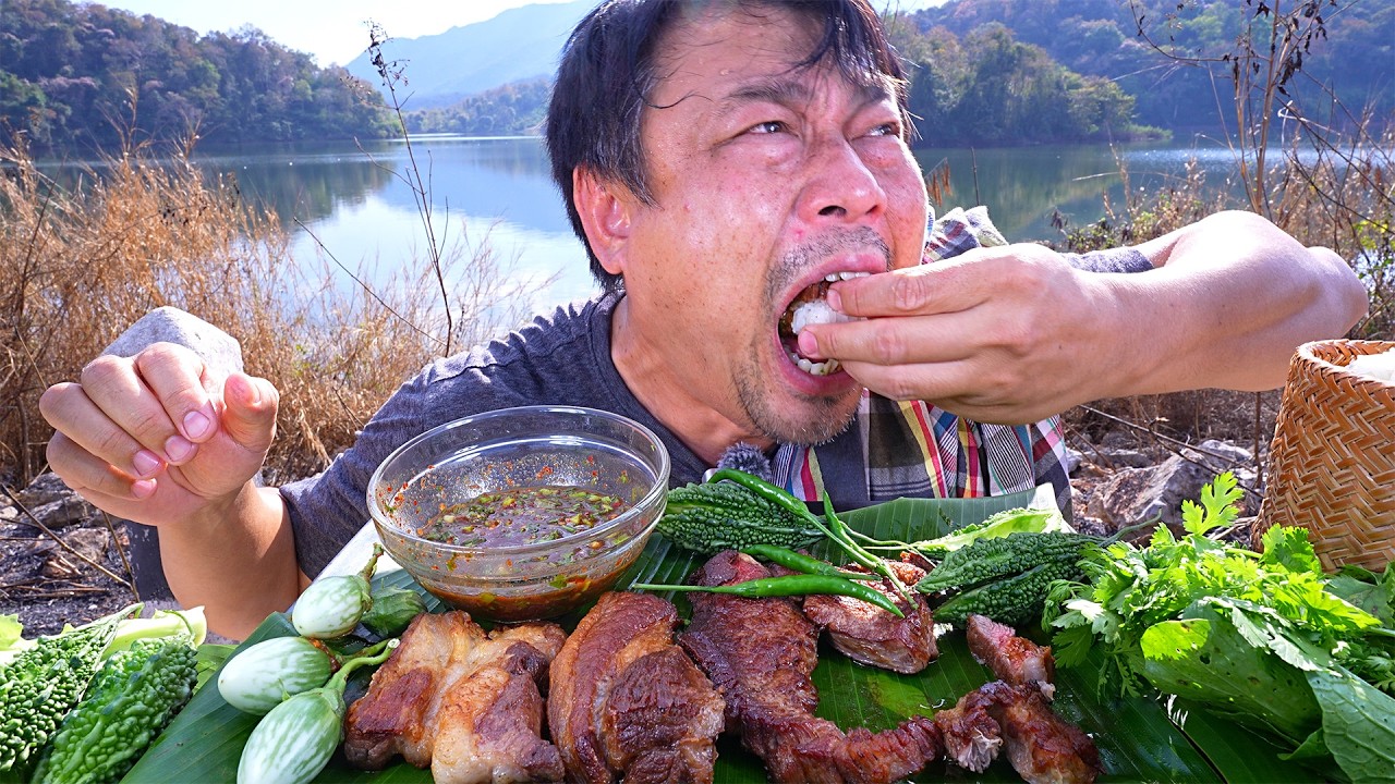 เนื้อติดมันออสเตรเลียย่าง จิ้วแจ่วขี้เพี้ยดีขมๆไทย ลำเข้ากั๋นขนาดครับ-15-02-2026-