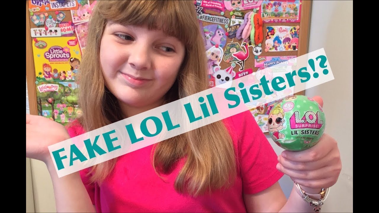 Распаковка и сравнение поддельной куклы L.O.L. Surprise Lil Sisters LOL — подделка против оригина...