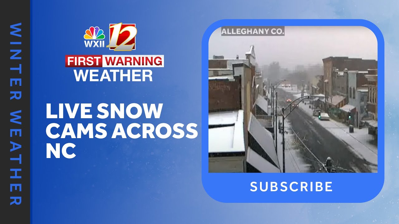 Snow Across North Carolina - YouTube