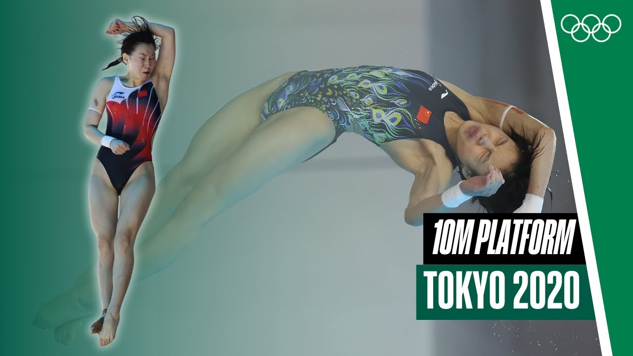 The fascination of high diving! Women's jumps from the 10 meter tower 🤯💦