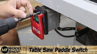 Table Saw Paddle Switch Replacement #2