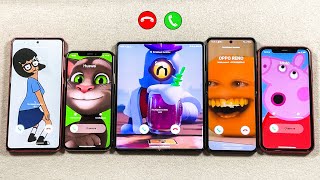 iPhone 11 + Xs vs Samsung Z Fold 3 + Z Flip 4 + Note 10 lite Incoming Call at the Same Time