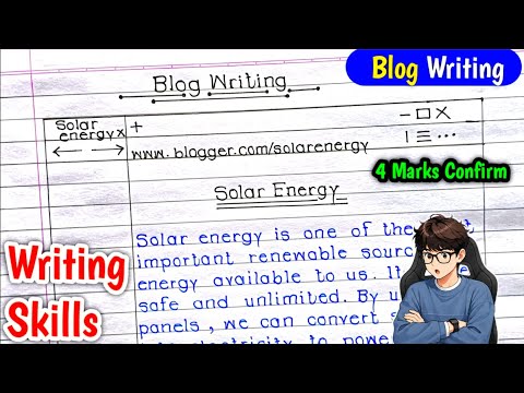 Blog Writing | Class 11 & 12 Maharashtra Board | English Writing Skills | Mr. Examiner