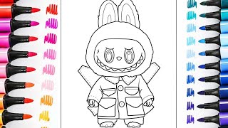 How To Draw Labubu Coloring pages