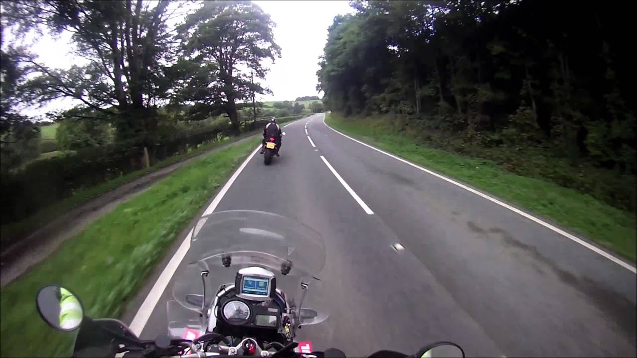 Advancedbiker returns to the A483 Crossgates to Newtown road in Wales
