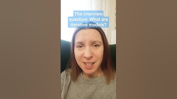 The interview question: What are iterative models? #interview #qa #testing