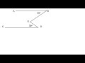 In the diagram below, if AB is parallel to CD, what is the degree measure of angle BED?