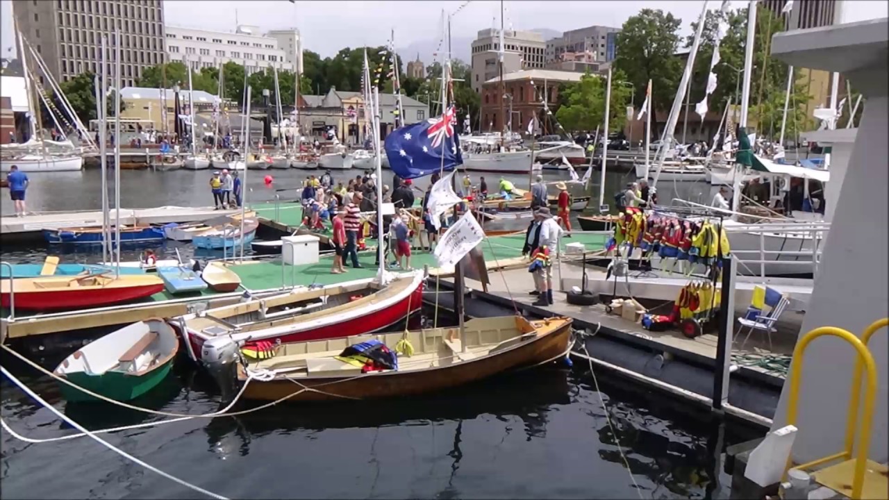 hobart wooden boat festival 2017 - youtube