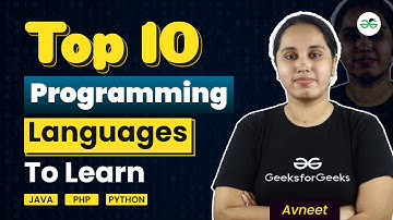 Top 10 Languages You Should Not Miss Out | GeeksforGeeks School