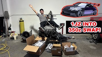EVERYTHING You Need To Swap a 1jz Engine Into a 350z + We Ran Into More Problems!!!