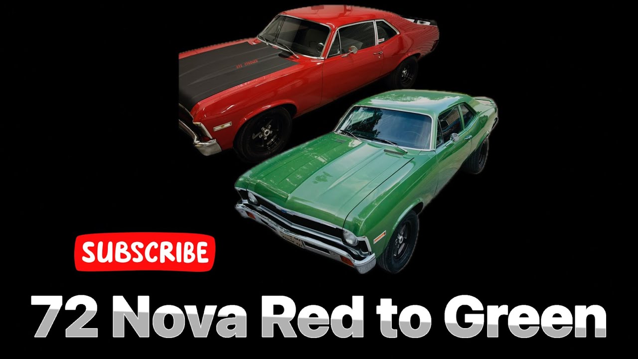 72 Nova rust repair and paint - YouTube