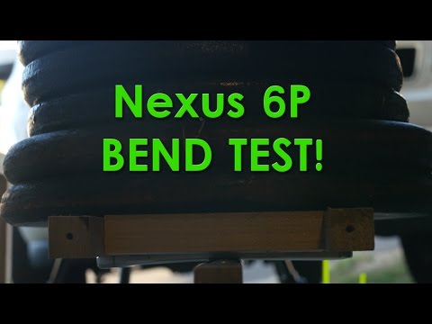 Nexus 6P Bend Test - Stands up to 90 Pounds!