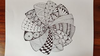 Zentangle art || Doodle Patterns || Zendoodle