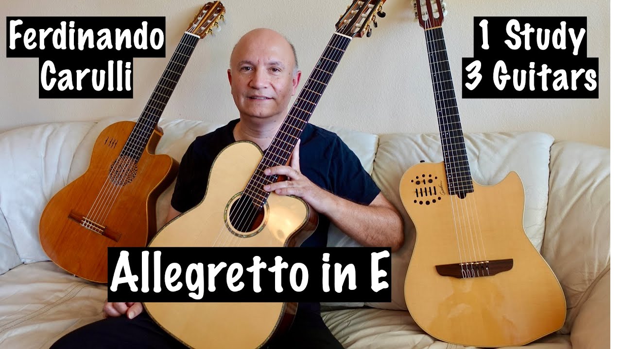 Allegretto in E - Godin Multiac, Len Laviolette and Kirk Sand guitars