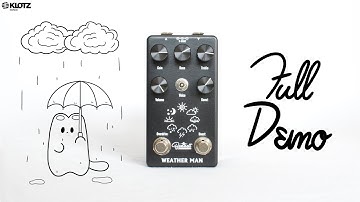 Bennett Custom Audio WEATHER MAN Demo | Independent Boost & Overdrive 2 in 1 Pedal | Guitar + Bass