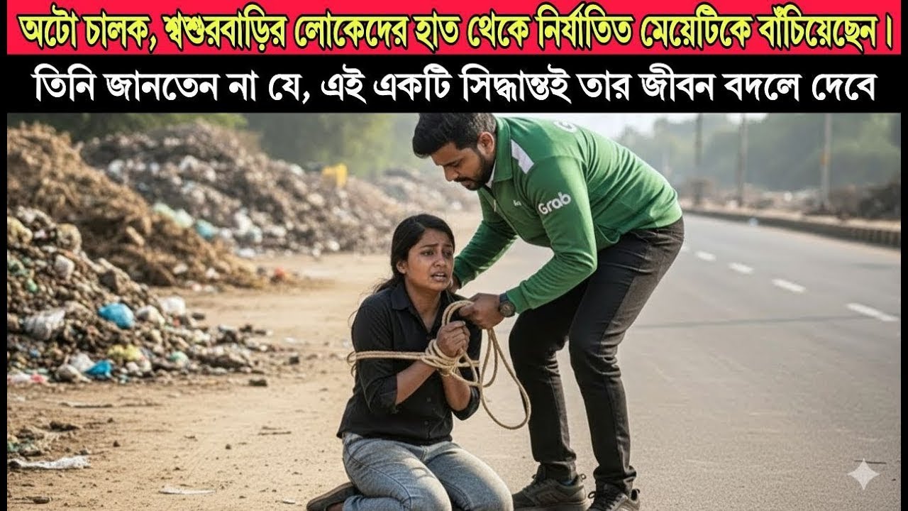 অটোচালক অত্যাচারিত  মেয়েটিকে উদ্ধার করে, আর সেই মুহূর্তেই তার জীবন বদলে যায়! ||  Salma Voice