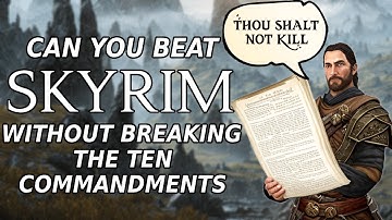 Skyrim, But I Follow the 10 Commandments – Ultimate Morality Test
