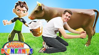 Jardin d'enfants #108 : les aventures des jouets à la ferme. Vidéo en français pour enfants.