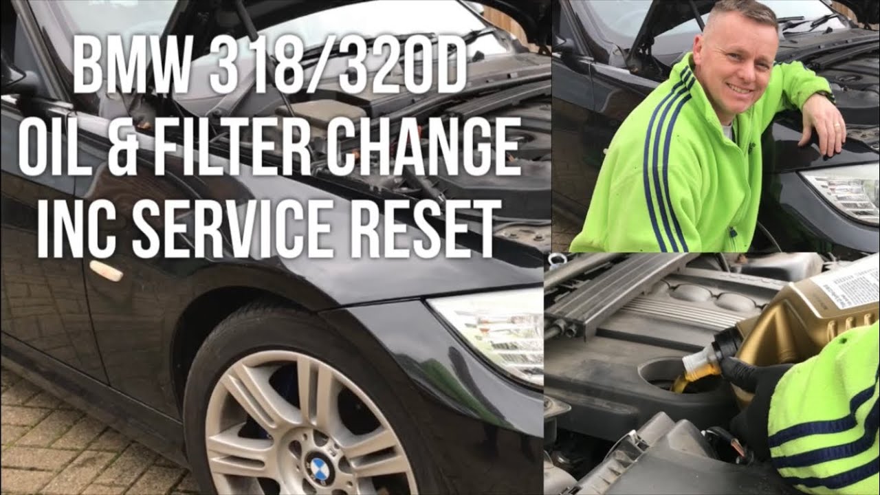 Bmw 318d 320d Oil Filter Change E90 E91 Youtube