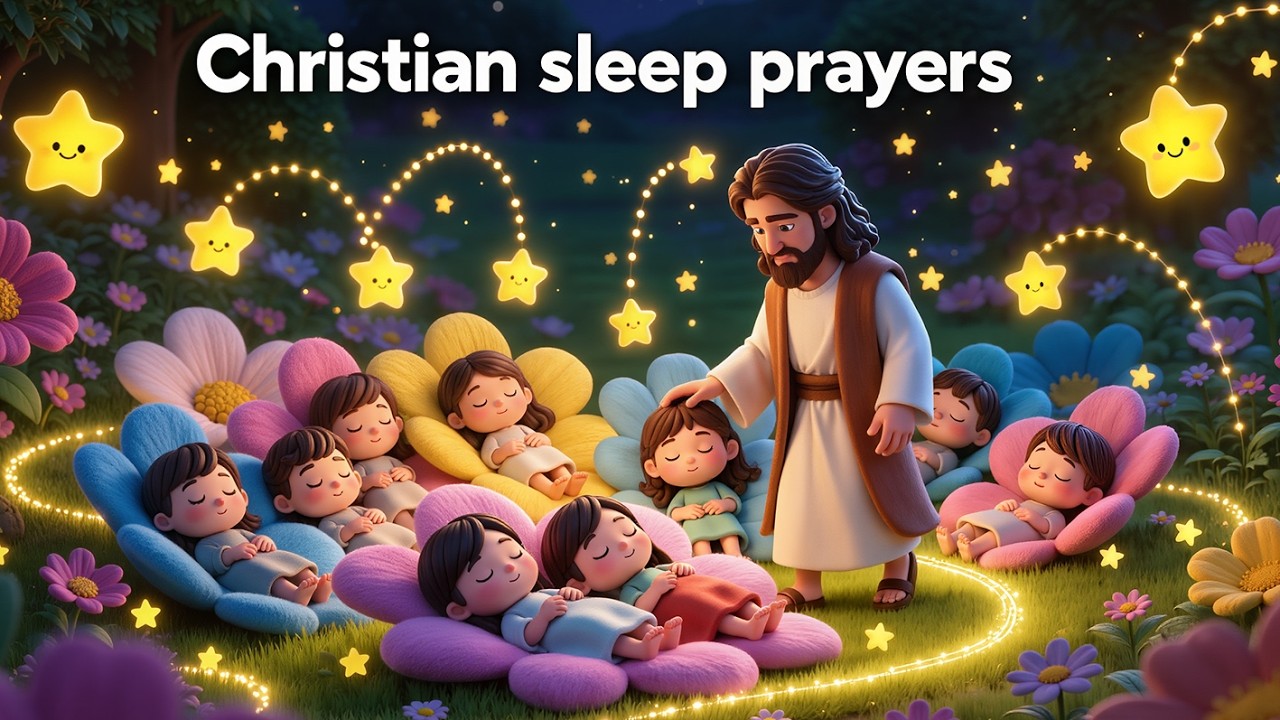 Gentle Christian Music for Kids’ Bedtime Prayers with Bible Verses and Soft Melodic Harmony