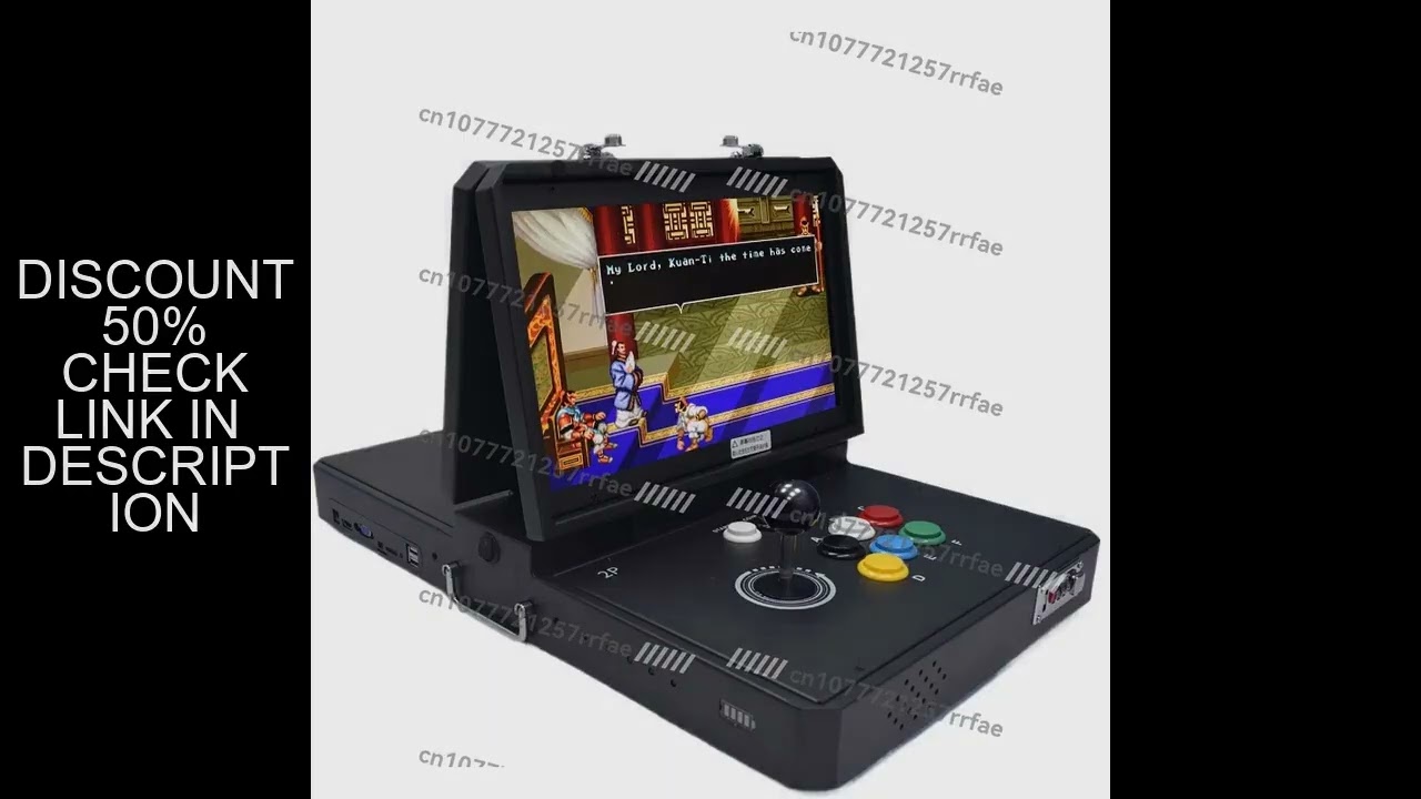 Home Arcade Game Machine Portable Folding Portable Double Screen Joystick All-in-one Machine