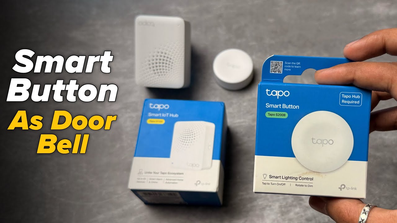 Tapo Smart button as Doorbell 🔥 TP-Link Tapo S200B Smart Button Review | Tapo Smart Hub Connection