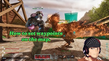How to set waypoints or markers on Ark #arksurvivalascended