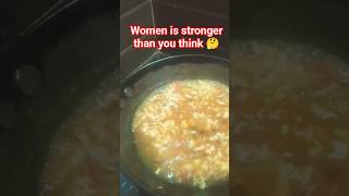 women is special becz what she does nobody recognises her #strongheroine#housewife#viralvideo