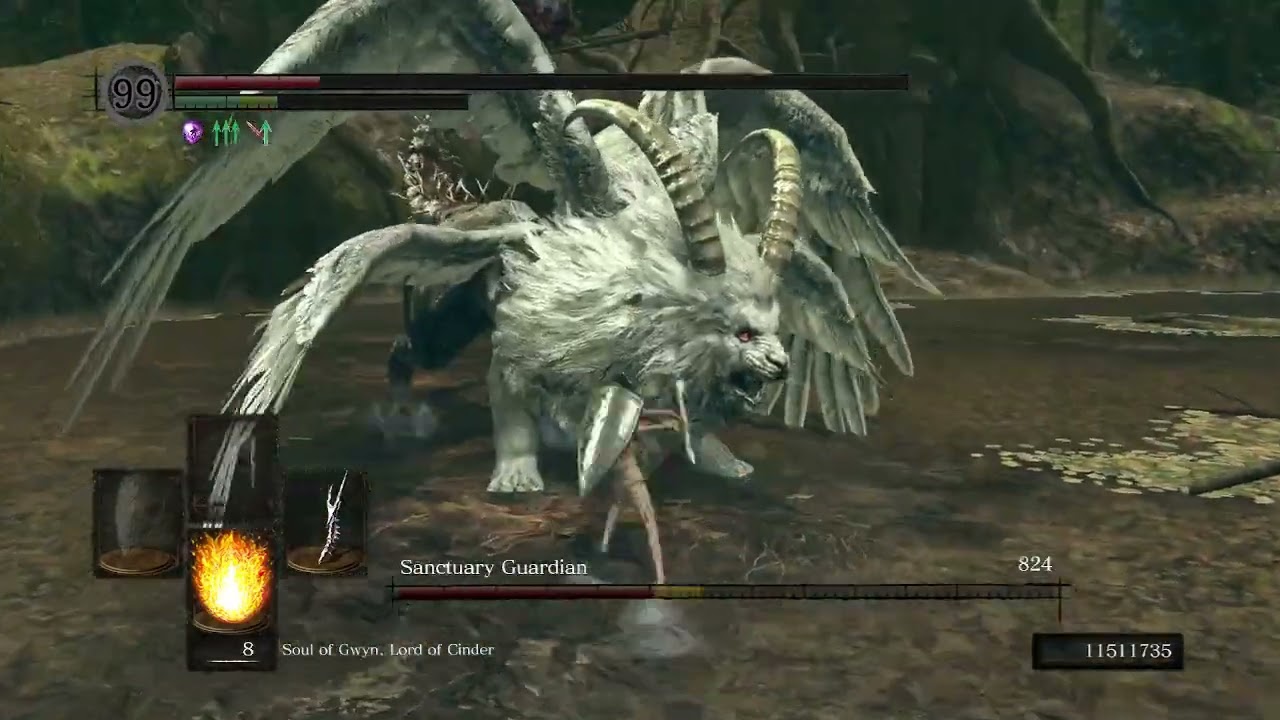 Sanctuary Guardian NG+6 Demon's Spear