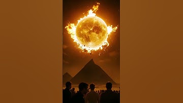 Moon Explosion Over Egypt’s Sky During the Eclipse | Stunning AI Visual #egyptianpyramids