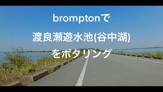 bromptonで渡良瀬遊水地（谷中湖）をポタリングしました。栃木・群馬・埼玉の三県境。(2019.09.27)