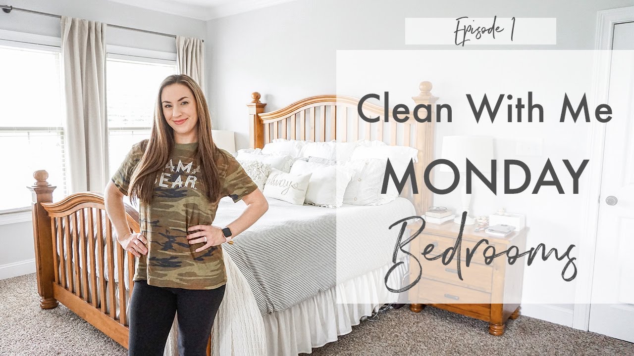 Weekly Cleaning Routine | MONDAY | Bedrooms | Clean With Me! - YouTube
