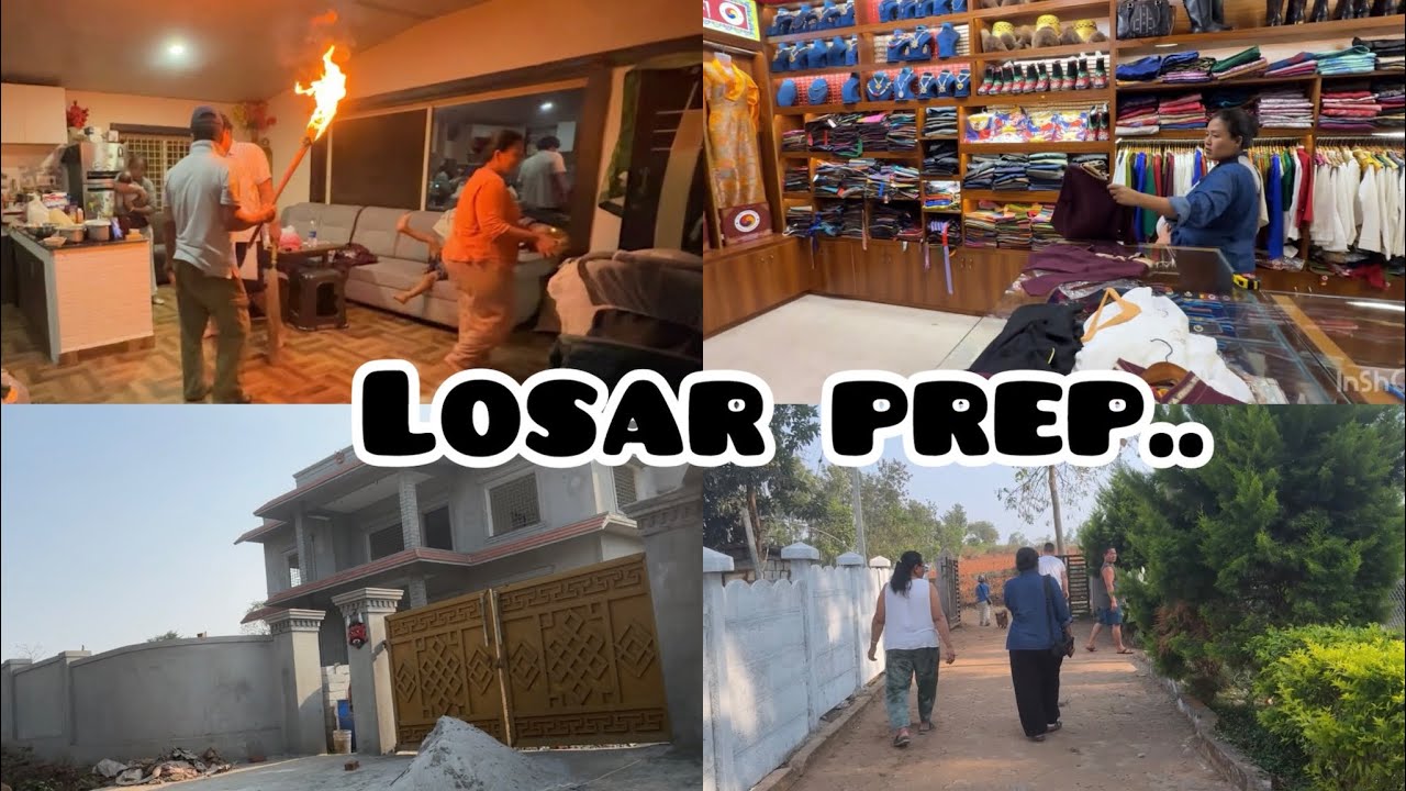 LOSAR SHOPPING||SIBLING GATHERING||#tibetanlosar#bylakuppe#100k 