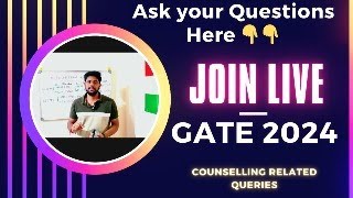 GATE LIVE || Ask Your Doubts With me || GATE Exam || Rajan Vishwakarma @engineerskipathshala1111