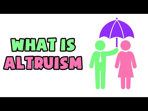 Video: Wat Is Altruïsme?