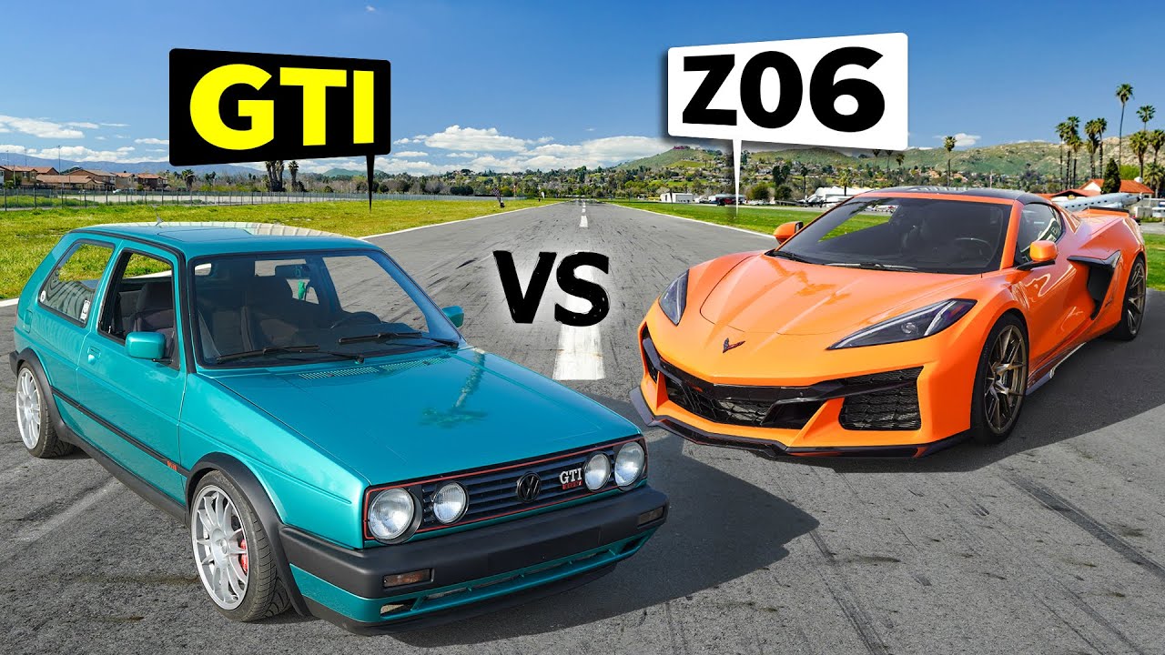 ⁣600hp GTI vs 2023 C8 Z06 Corvette // THIS vs THAT