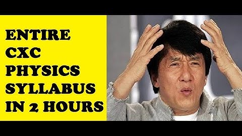 2 Years of CSEC Physics in 2 Hours (Free Crash Course)