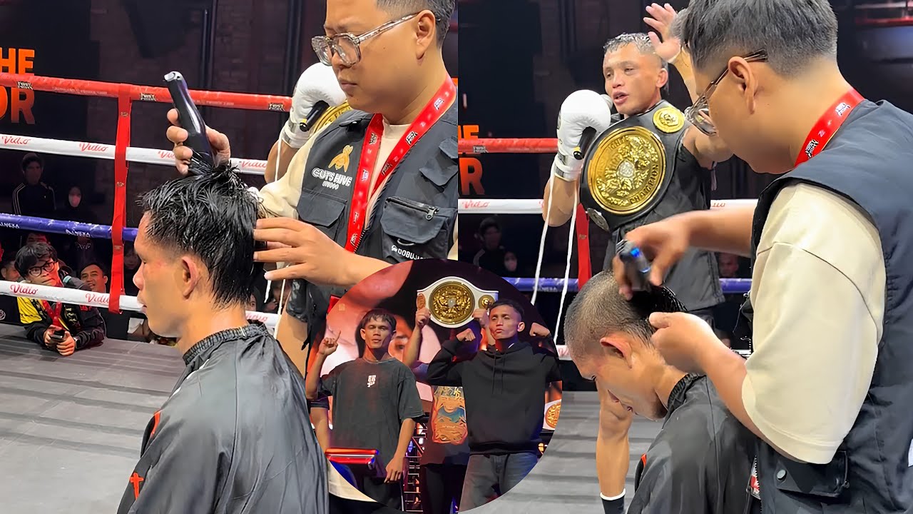 😱KALAH CUKUR BOTAK‼️BILLY PASULATAN VS FATKUR ROZI BOXING MAIN EVENT FIRST FIGHT