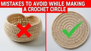 Learn To Create A Flat Crochet Circle Design
