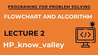Flowchart & Algorithm || Hindi || Programming in C Language
