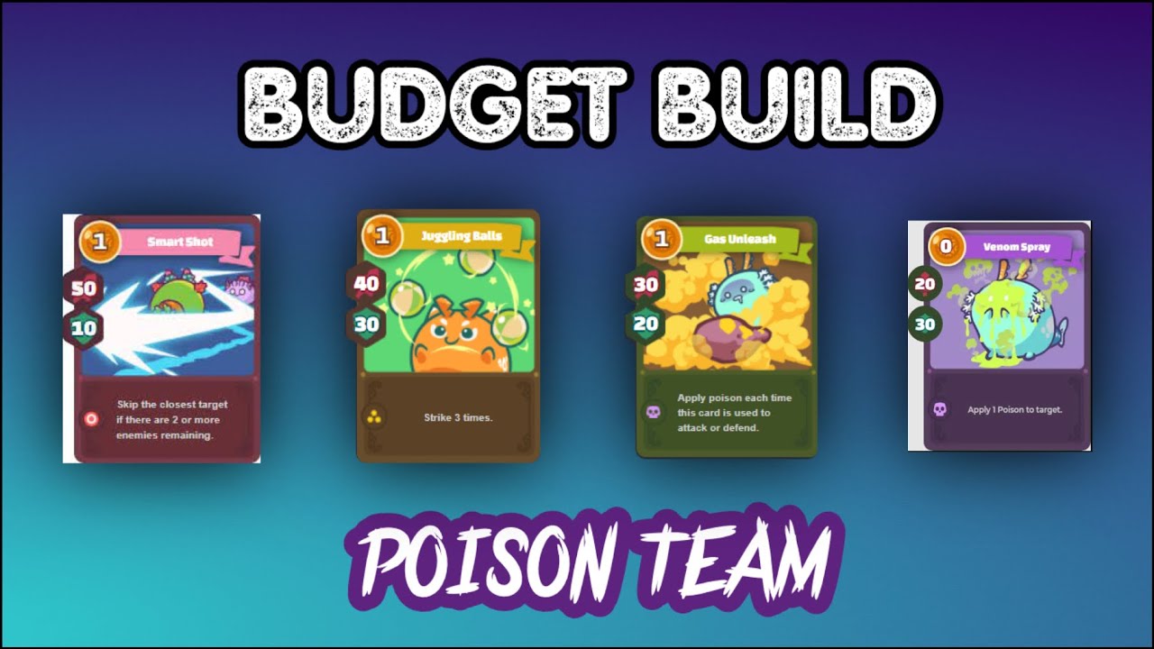 Budget Build Poison Team - Axie Infinity | Plant Dusk Dusk