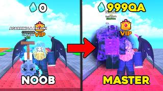 I Went From NOOB to MASTER in Power Blast Lucky Blox! screenshot 4
