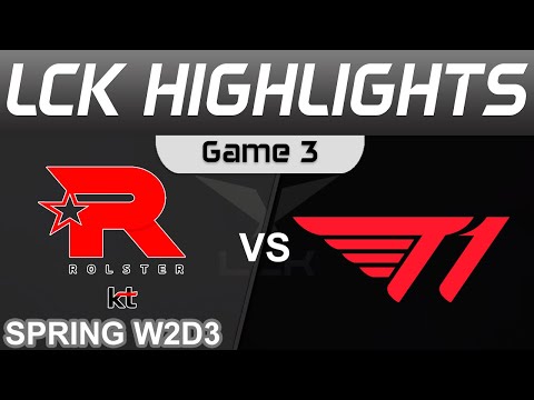 KT vs T1 Highlights Game 3 LCK Spring Season 2024 KT Rolster vs T1 by Onivia