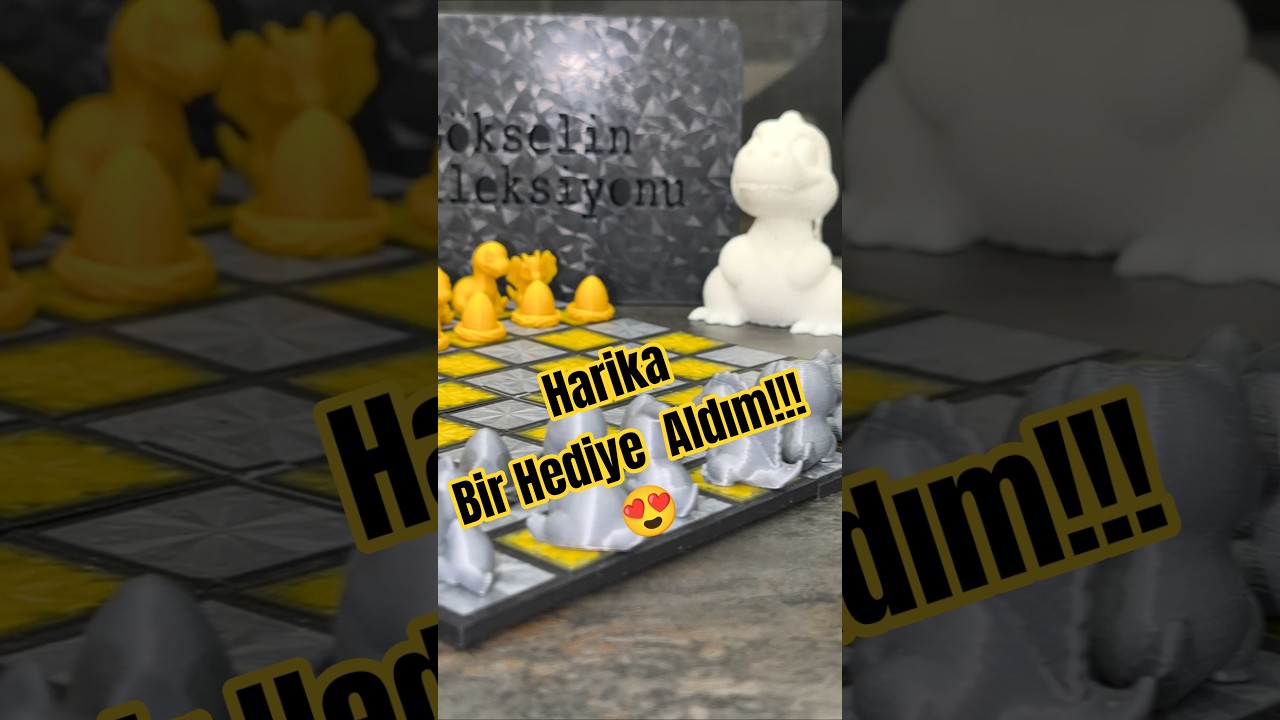 Harika Bir 3D'de Basılmış Hediye Aldım!!! 😍 #gökselinkoleksiyonu