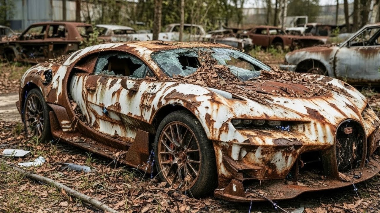 ASMR Car Restoration! Full Restoration of a Bugatti Vision Gran Turismo from Total Disrepair to New
